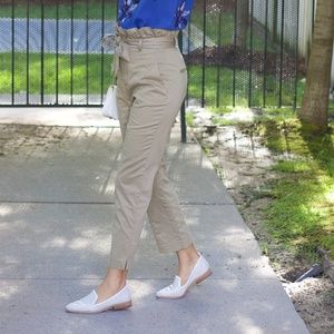 Zara paperbag pants